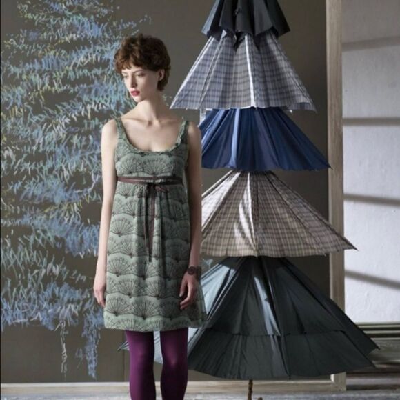 Diodore x Anthropologie Green Mai Ogi Mini Dress Size 6 - Picture 8 of 8